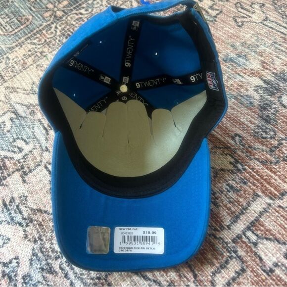 New Era NWT Detroit Lions NFL Football Blue NFL Cap Embroidered Logo Hat OSFA - Picture 3 of 7